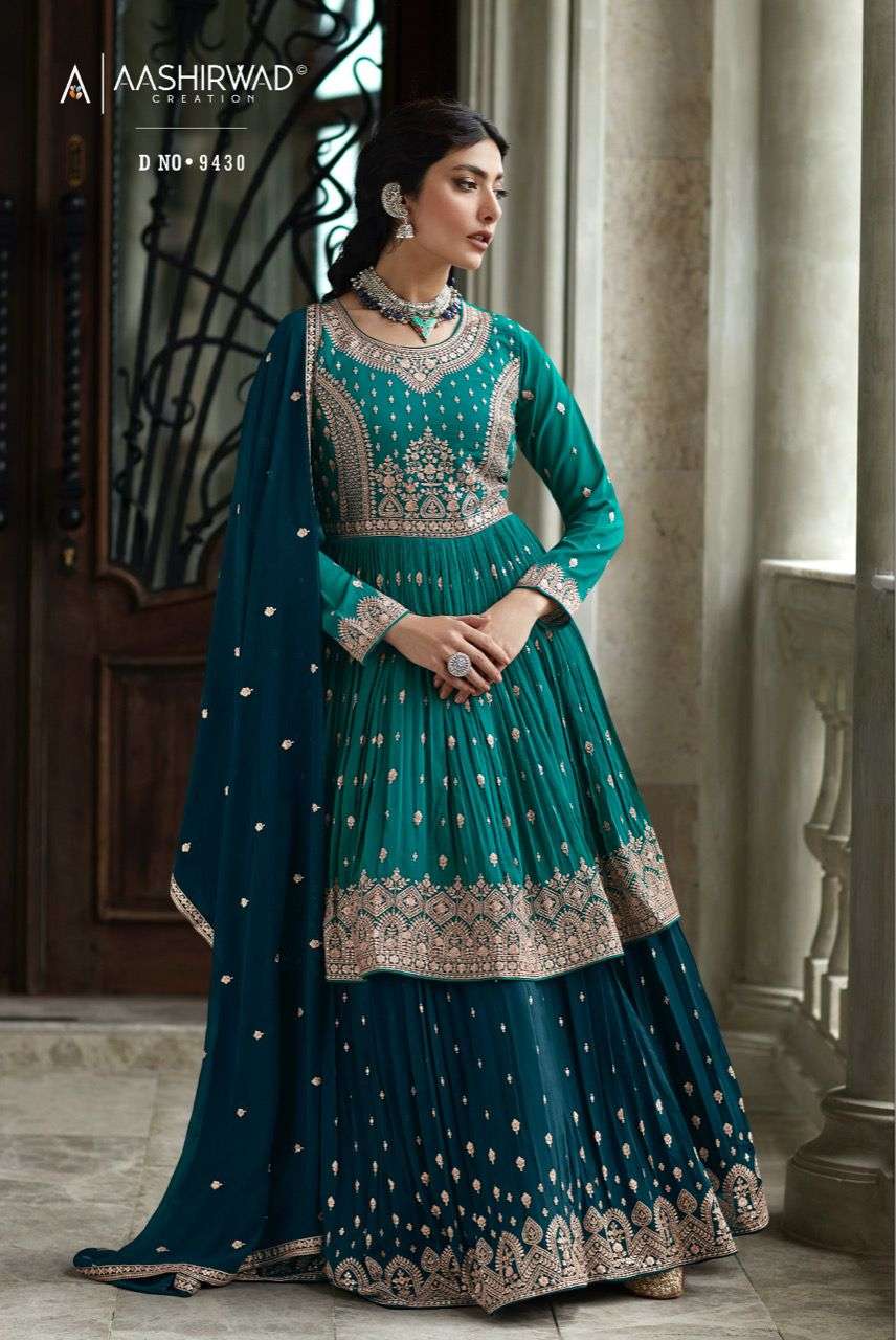 aashirwad creation vintage 8686 latest designer party wear dress collection  2022