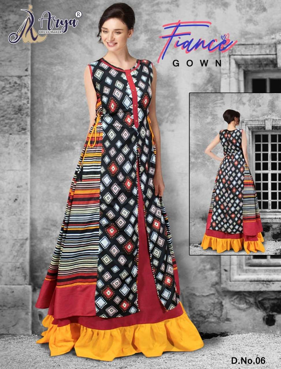 Buy Now Rahee Black Cotton Beautiful Western Dress For Women Wear At Arya  Dress Maker Surat Designer Manufaturer Hub