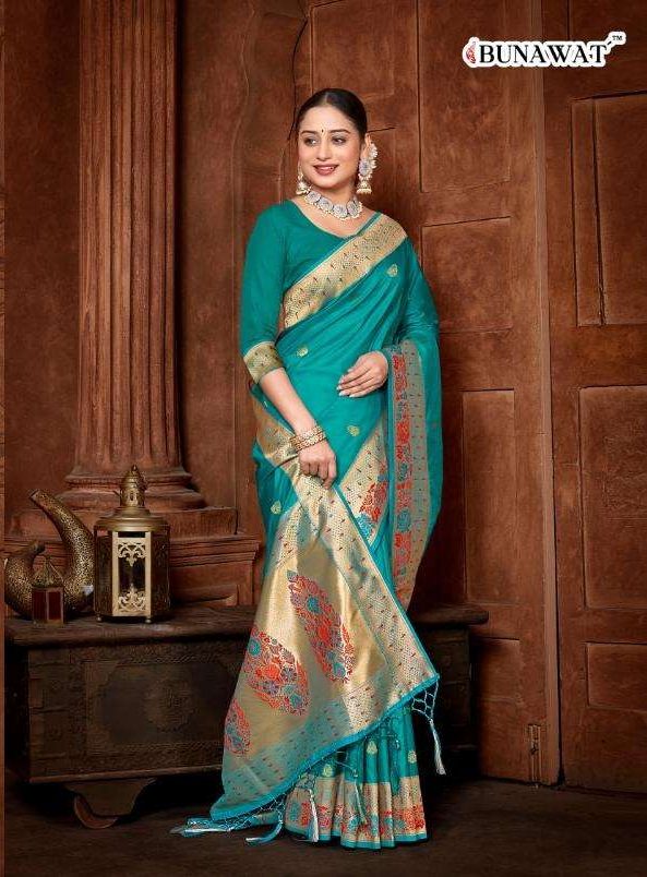 Buy KOMALPANKH Woven Banarasi Art Silk Green, Red Sarees Online @ Best  Price In India | Flipkart.com