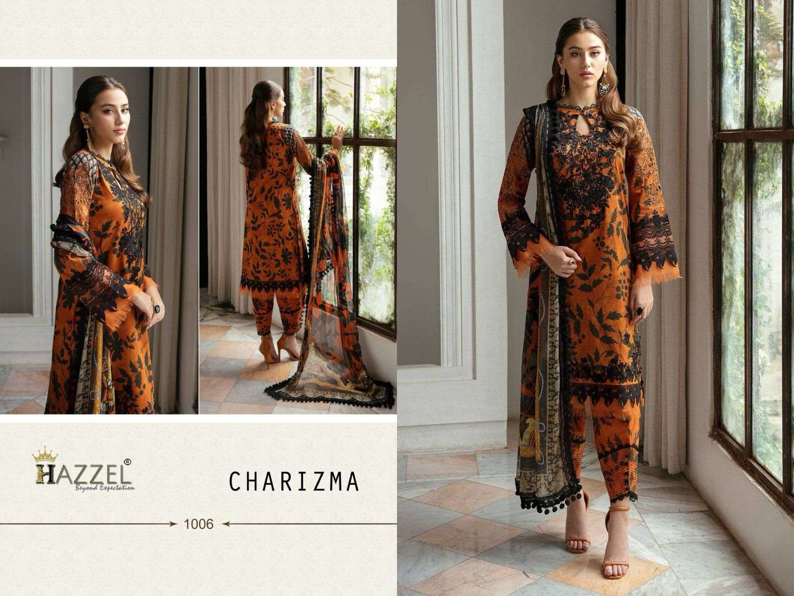 Harshad Charizma Embroidered Lawn Suits Pakistani Concept Suits -  textiledeal.in