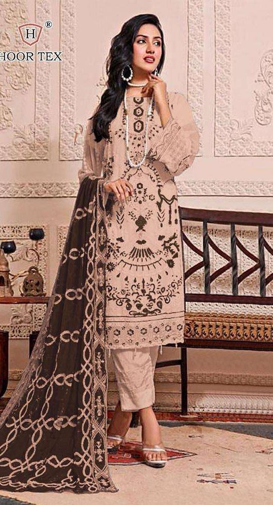 Buy GABA Creations Pakistani Semi Stitched Pure Georgette Suit Set