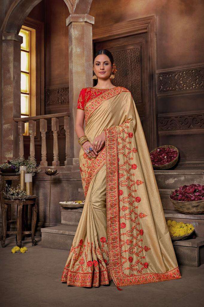 Buy Green Zari Banarasi Silk Saree With Blouse Online At Zeel Clothing