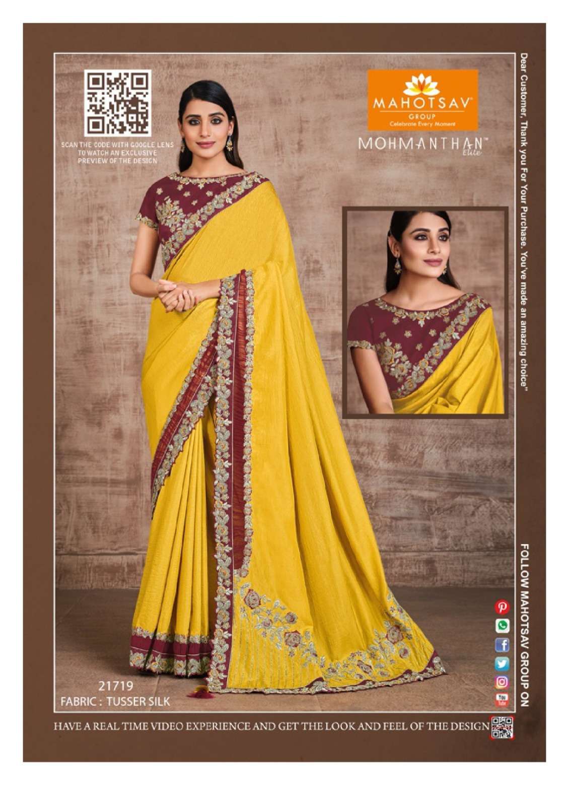 Shop Yellow Fancy Katan Silk Saree Online in USA with Red Zari Border –  Pure Elegance