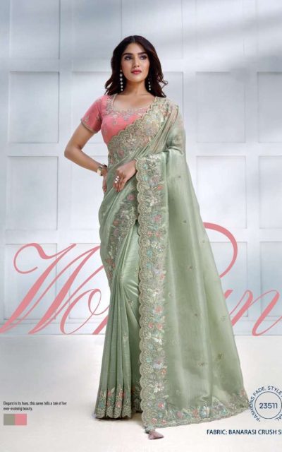 Wedding Designer Saree Mahotsav Mohmanthan Kimaya 23614 Series