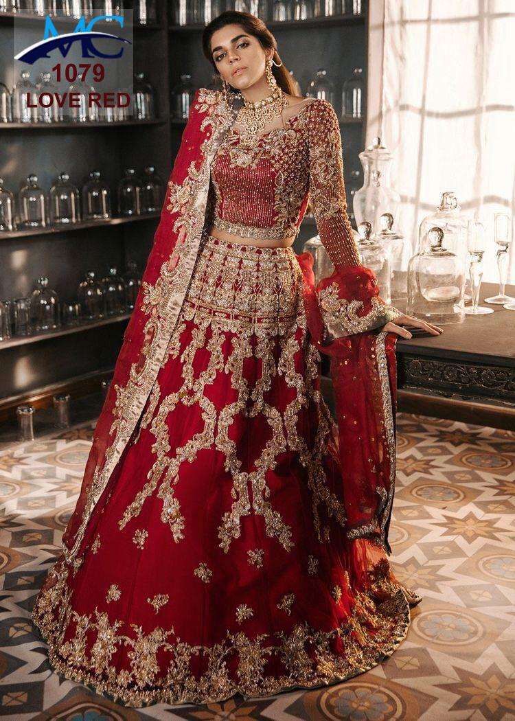 yourdesignerwear - Bridal Wear Red Pure Velvet Lehenga Choli 👉 Price -  $141.62 USD / 10442 INR 👉 SKU - ARY7405 ✍️ For inquiries worldwide  (WhatsApp / Viber) +91-9601258099 Buy Online @