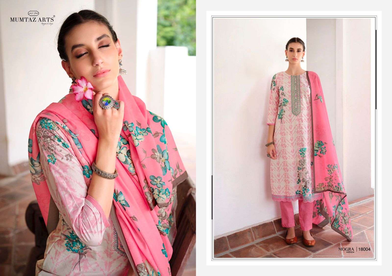 Mumtaz Arts Pastels Summer Collection Ladies Salwar Suits 37003 - Knya  Fashion