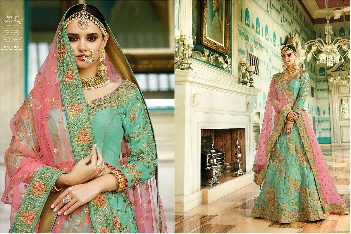 Trendy Latest Pista green Bridal Designer Lehenga Choli Buy Now – Joshindia
