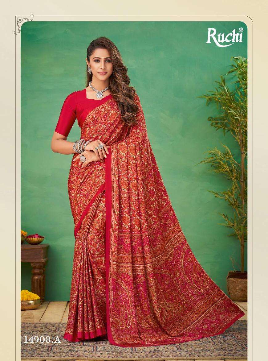 Onion Pink Dola Silk Saree with Shawl AAS43 – Ethnic's By Anvi Creations