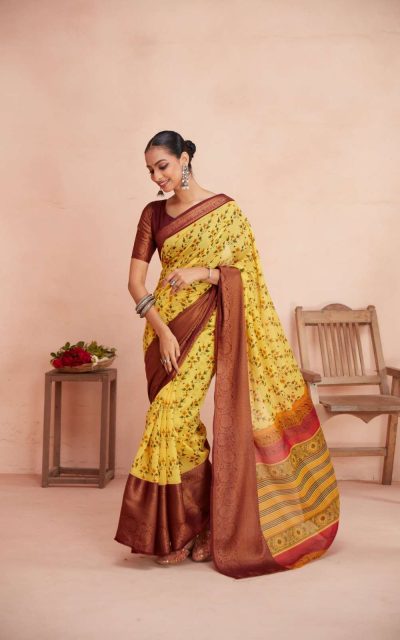 Cotton Chanderi Sarees – Handloom Emporium