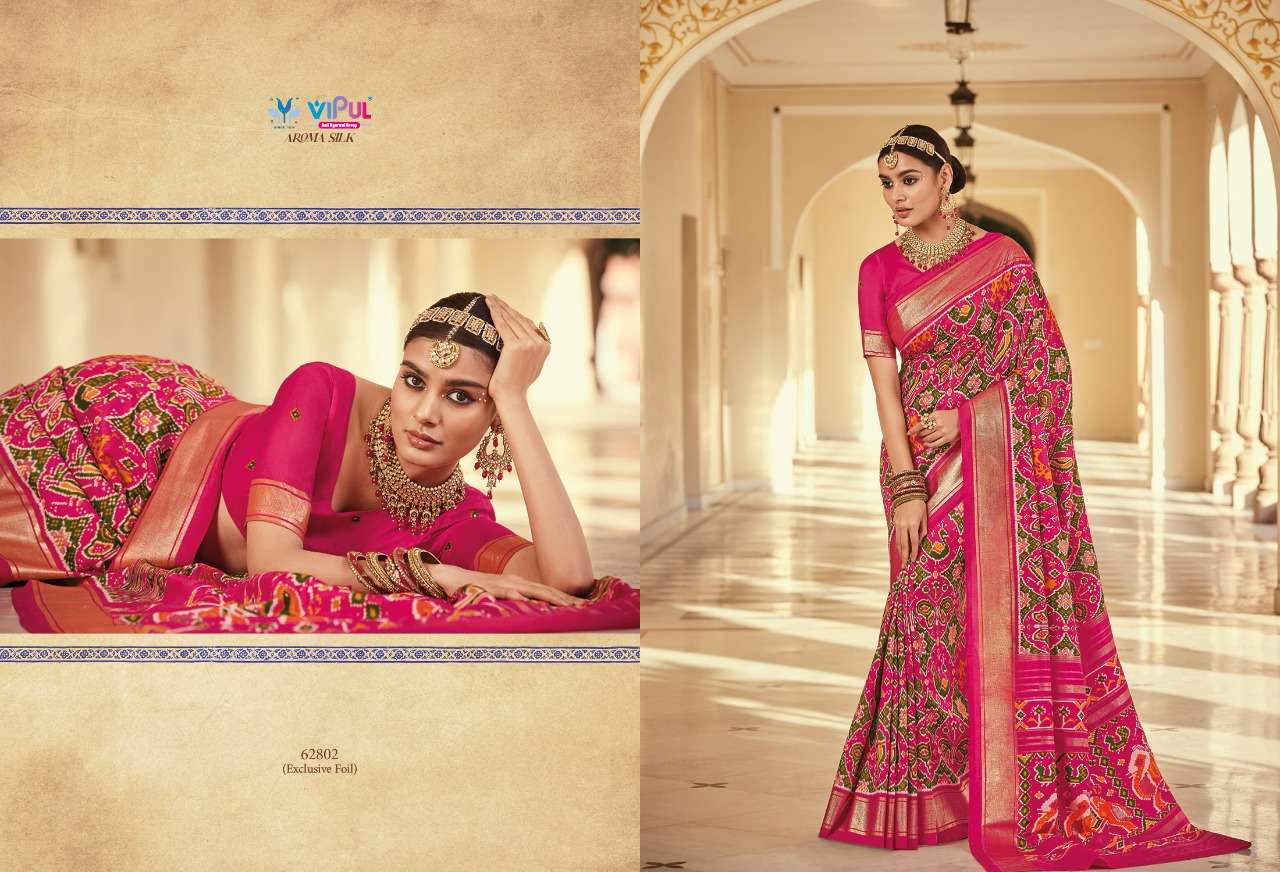 Vipul Saree Gaji Silk Patola Saree in India with Price